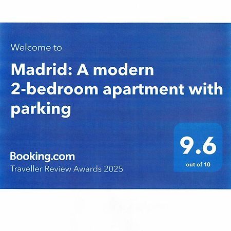 Madrid: A Modern 2-Bedroom Apartment With Parking Sofia Eksteriør bilde